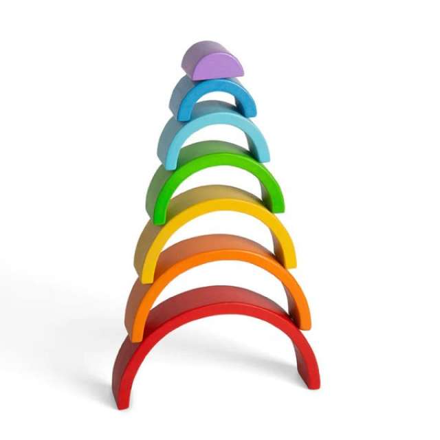 Big Jigs Wooden Stacking Rainbow