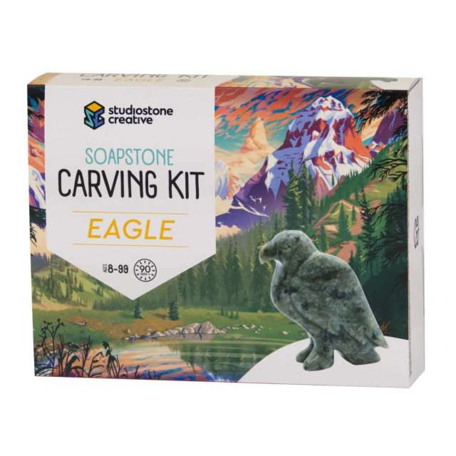 Eagle Soapstone Carving Kit