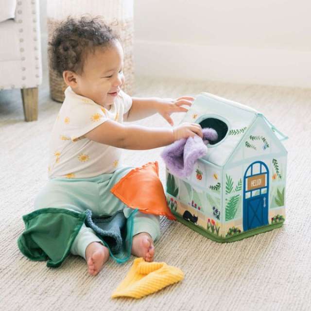 Sensory Sprouts Peek & Pull Baby Tissue Box