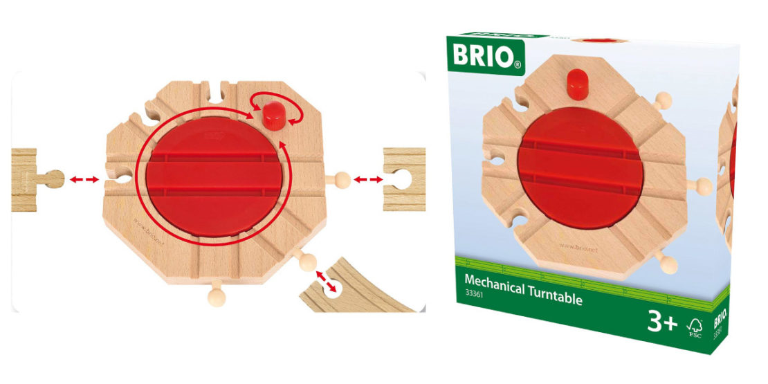 brio mechanical turntable