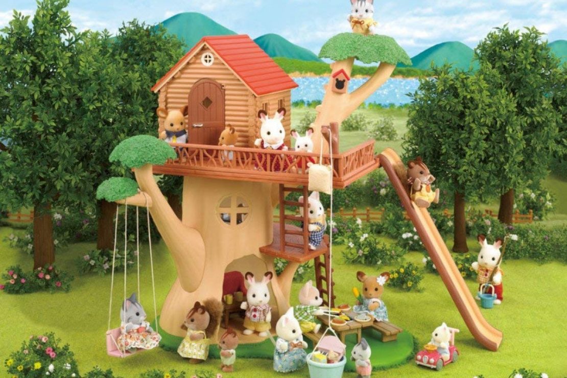 calico critters adventure treehouse gift set